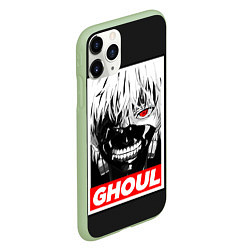 Чехол iPhone 11 Pro матовый Tokyo Ghoul, цвет: 3D-салатовый — фото 2