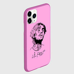 Чехол iPhone 11 Pro матовый LIL PEEP, цвет: 3D-фиолетовый — фото 2