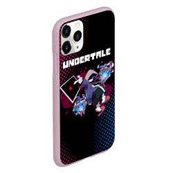 Чехол iPhone 11 Pro матовый UNDERTALE, цвет: 3D-розовый — фото 2