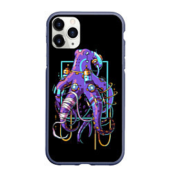 Чехол iPhone 11 Pro матовый Octopus