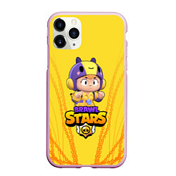 Чехол iPhone 11 Pro матовый Brawl stars Bea, цвет: 3D-розовый