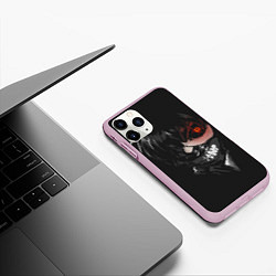 Чехол iPhone 11 Pro матовый Tokyo Ghoul, цвет: 3D-розовый — фото 2