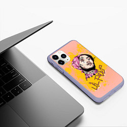 Чехол iPhone 11 Pro матовый Lil Peep, цвет: 3D-светло-сиреневый — фото 2