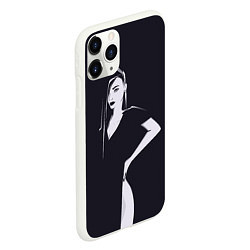 Чехол iPhone 11 Pro матовый Girl, цвет: 3D-белый — фото 2