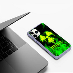 Чехол iPhone 11 Pro матовый STALKER 2, цвет: 3D-светло-сиреневый — фото 2