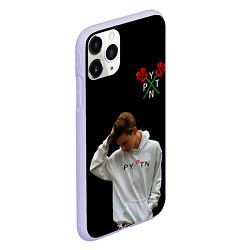 Чехол iPhone 11 Pro матовый ТИКТОКЕР - PAYTON MOORMEIE, цвет: 3D-светло-сиреневый — фото 2