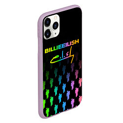 Чехол iPhone 11 Pro матовый BILLIE EILISH, цвет: 3D-сиреневый — фото 2