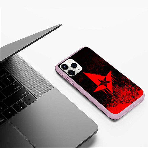 Чехол iPhone 11 Pro матовый ASTRALIS / 3D-Розовый – фото 3