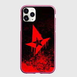 Чехол iPhone 11 Pro матовый ASTRALIS, цвет: 3D-малиновый