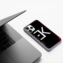 Чехол iPhone 11 Pro матовый ЕГОР КРИД, цвет: 3D-серый — фото 2