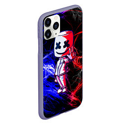 Чехол iPhone 11 Pro матовый FORTNITE MARSHMELLO, цвет: 3D-серый — фото 2