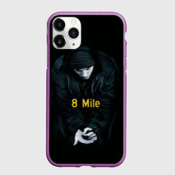 Чехол iPhone 11 Pro матовый EMINEM, цвет: 3D-фиолетовый