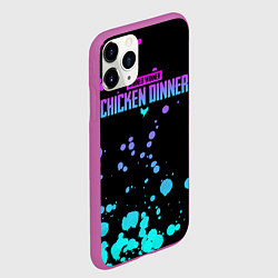 Чехол iPhone 11 Pro матовый Chicken Dinner, цвет: 3D-фиолетовый — фото 2