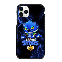 Чехол iPhone 11 Pro матовый Brawl Stars LEON, цвет: 3D-черный