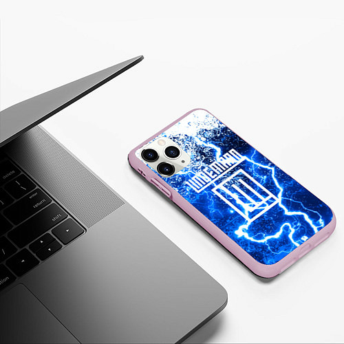 Чехол iPhone 11 Pro матовый LINDEMANN STORM / 3D-Розовый – фото 3