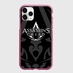 Чехол iPhone 11 Pro матовый Assassin’s Creed, цвет: 3D-малиновый