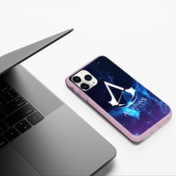 Чехол iPhone 11 Pro матовый Assassin’s Creed, цвет: 3D-розовый — фото 2