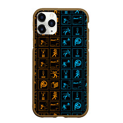 Чехол iPhone 11 Pro матовый PORTAL, цвет: 3D-коричневый