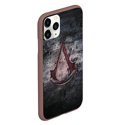 Чехол iPhone 11 Pro матовый Assassin’s Creed, цвет: 3D-коричневый — фото 2