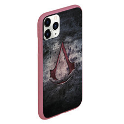 Чехол iPhone 11 Pro матовый Assassin’s Creed, цвет: 3D-малиновый — фото 2