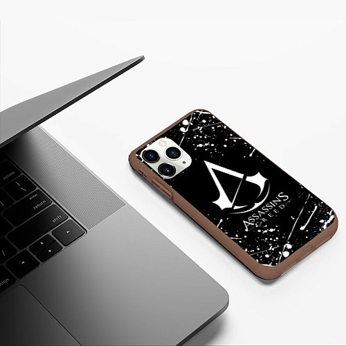 Чехол iPhone 11 Pro матовый ASSASSINS CREED / 3D-Коричневый – фото 3
