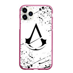 Чехол iPhone 11 Pro матовый ASSASSINS CREED, цвет: 3D-малиновый