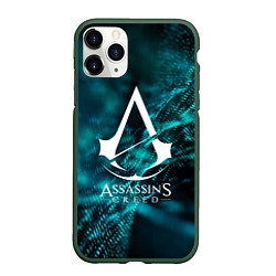 Чехол iPhone 11 Pro матовый ASSASSINS CREED, цвет: 3D-темно-зеленый