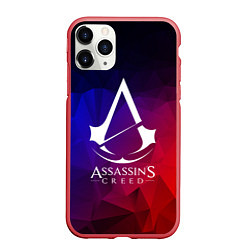 Чехол iPhone 11 Pro матовый ASSASSINS CREED, цвет: 3D-красный