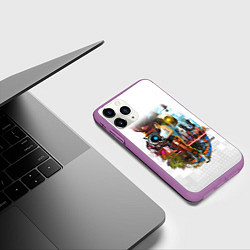 Чехол iPhone 11 Pro матовый PORTAL, цвет: 3D-фиолетовый — фото 2
