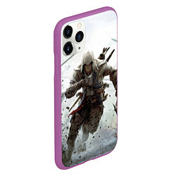 Чехол iPhone 11 Pro матовый ASSASSINS CREED, цвет: 3D-фиолетовый — фото 2