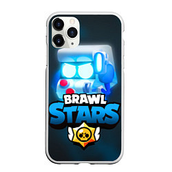 Чехол iPhone 11 Pro матовый BRAWL STARS 8 BIT, цвет: 3D-белый