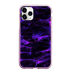 Чехол iPhone 11 Pro матовый Текстуры, цвет: 3D-розовый