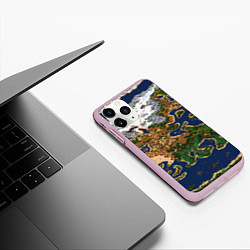 Чехол iPhone 11 Pro матовый HEROES 3 КАРТА, цвет: 3D-розовый — фото 2