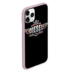 Чехол iPhone 11 Pro матовый Дизель, цвет: 3D-розовый — фото 2