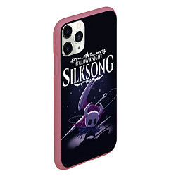 Чехол iPhone 11 Pro матовый Hollow Knight, цвет: 3D-малиновый — фото 2