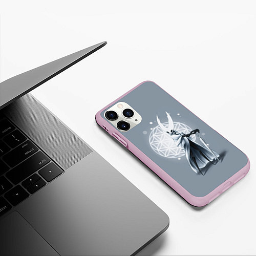 Чехол iPhone 11 Pro матовый Hollow Knight / 3D-Розовый – фото 3