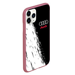 Чехол iPhone 11 Pro матовый AUDI, цвет: 3D-малиновый — фото 2