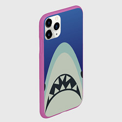 Чехол iPhone 11 Pro матовый IKEA Shark, цвет: 3D-фиолетовый — фото 2