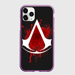 Чехол iPhone 11 Pro матовый Assassin’s Creed, цвет: 3D-фиолетовый