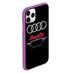 Чехол iPhone 11 Pro матовый AUDI, цвет: 3D-фиолетовый — фото 2