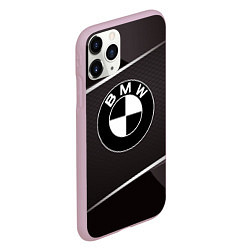 Чехол iPhone 11 Pro матовый BMW, цвет: 3D-розовый — фото 2