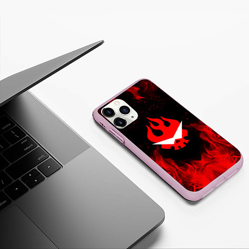 Чехол iPhone 11 Pro матовый GURREN LAGANN / 3D-Розовый – фото 3