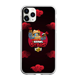 Чехол iPhone 11 Pro матовый Brawl Stars Dumpling Darryl, цвет: 3D-белый