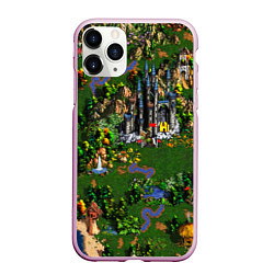 Чехол iPhone 11 Pro матовый Heroes of Might and Magic, цвет: 3D-розовый