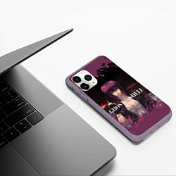 Чехол iPhone 11 Pro матовый Призрак в доспехах, цвет: 3D-серый — фото 2