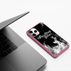 Чехол iPhone 11 Pro матовый Three Days Grace, цвет: 3D-малиновый — фото 2