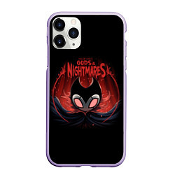 Чехол iPhone 11 Pro матовый Hollow Knight, цвет: 3D-светло-сиреневый