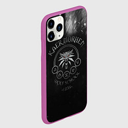 Чехол iPhone 11 Pro матовый ВЕДЬМАК, цвет: 3D-фиолетовый — фото 2
