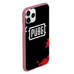 Чехол iPhone 11 Pro матовый PUBG, цвет: 3D-малиновый — фото 2