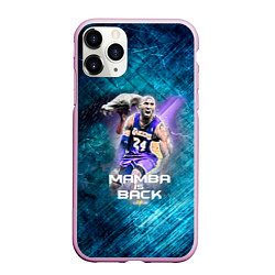 Чехол iPhone 11 Pro матовый Kobe Bryant, цвет: 3D-розовый